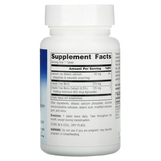 Planetary Herbals, Full Spectrum, Vitex Extract, 500 mg, Tablets