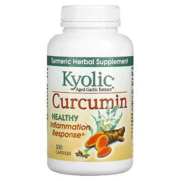 Kyolic, Aged Garlic Extract, Curcumin,Capsules