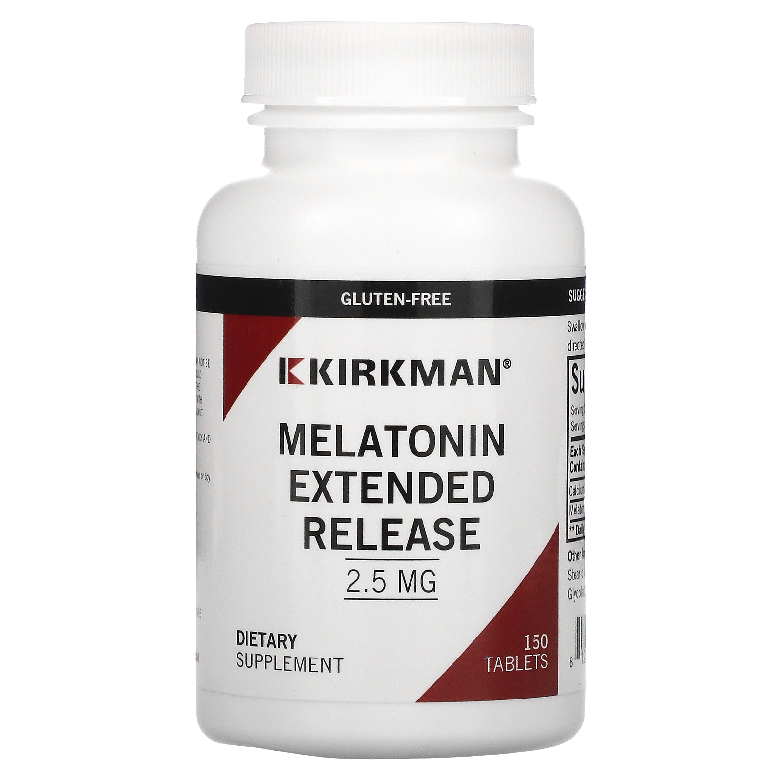 Kirkman Labs, Melatonin Extended Release, 2.5 mg
