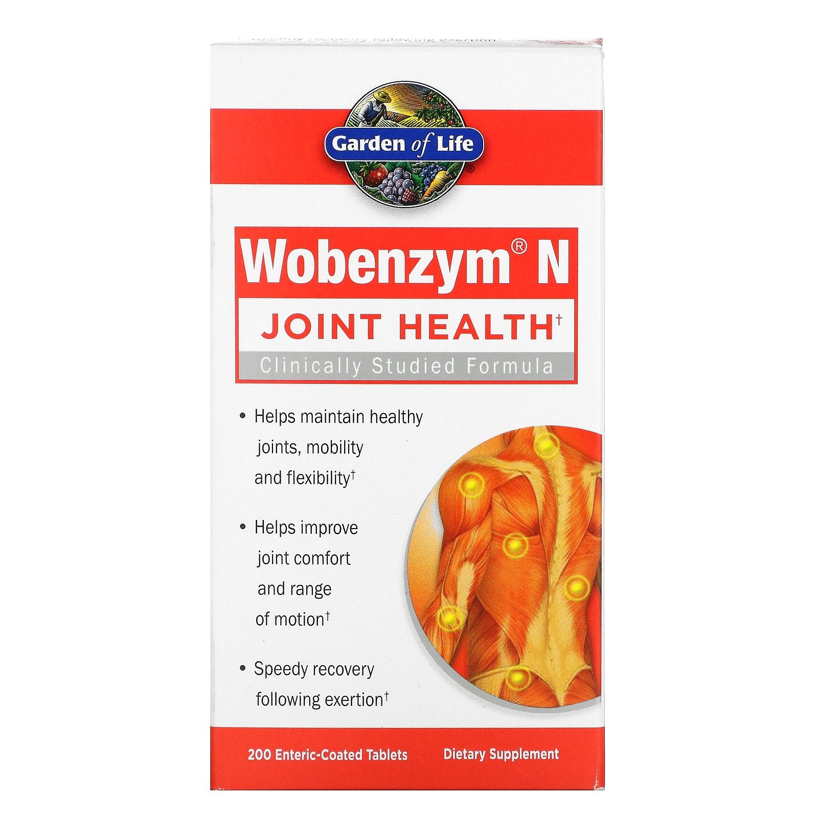 Wobenzym N, Joint Health Enteric-Coated Tablets