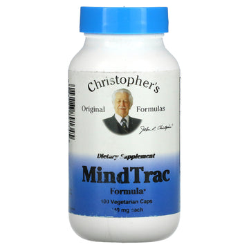 Christopher's Original Formulas, MindTrac Formula, 440 mg Vegetarian Caps