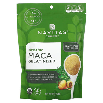 Navitas Organics, Organic Maca, Gelatinized(454 g)