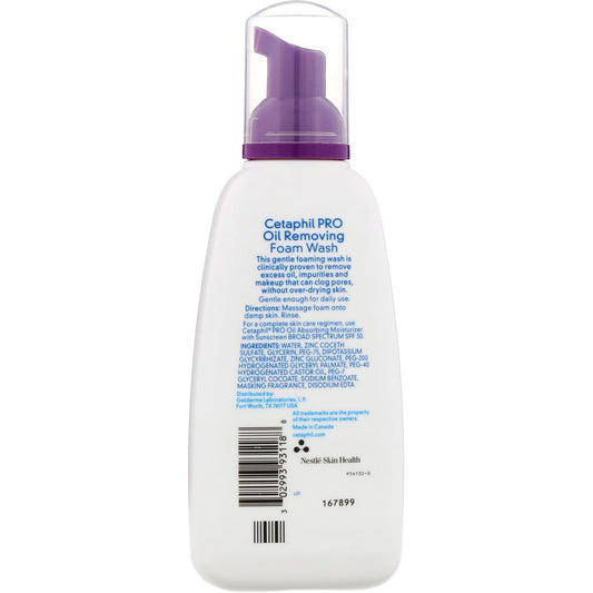 Cetaphil, Pro, Oil Removing Foam Wash, Oily Skin (237 ml)