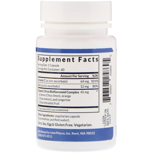 InterPlexus, Zinc Plus, Capsules