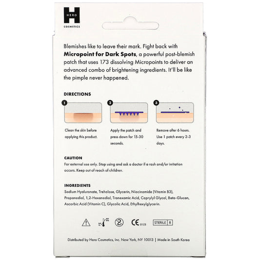 Hero Cosmetics, Mighty Patch, Micropoint for Dark Spots