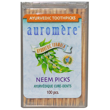 Auromere, Ayurvedic Toothpicks, Neem Picks