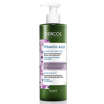 Dercos Vitamin A.C.E Shampoo 4.8 out of 5 stars. Read reviews for average rating value is 4.8 of 5. Read 4 Reviews Same page link. 4.8   (4) Write a review