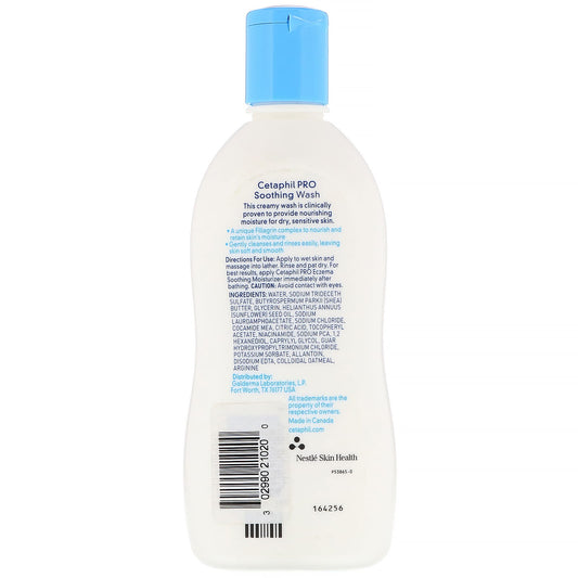 Cetaphil, Pro, Soothing Wash, Dry Skin (296 ml)