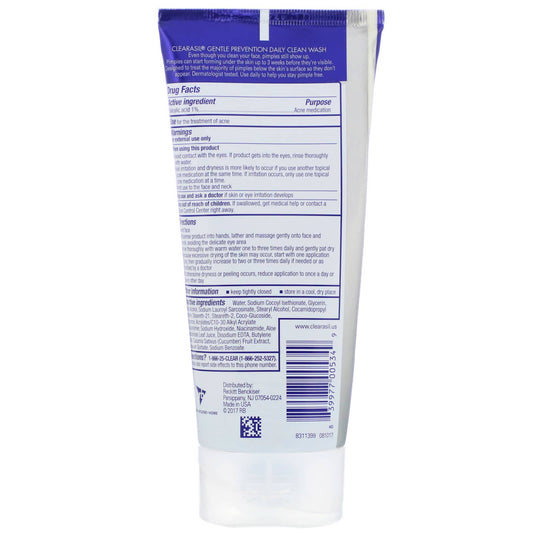 Clearasil, Gentle Prevention, Daily Clean Wash (192 ml)