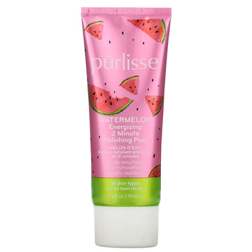 Purlisse, Watermelon, Energizing 2 Minute Polishing Peel (70 ml)