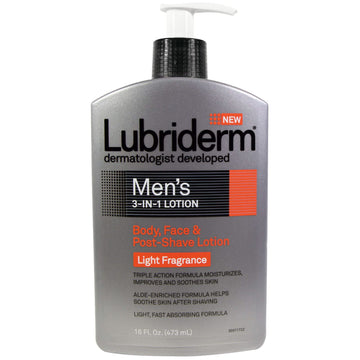 Lubriderm, Men's 3-In-1 Lotion, Body, Face & Post-Shave Lotion(473 ml)