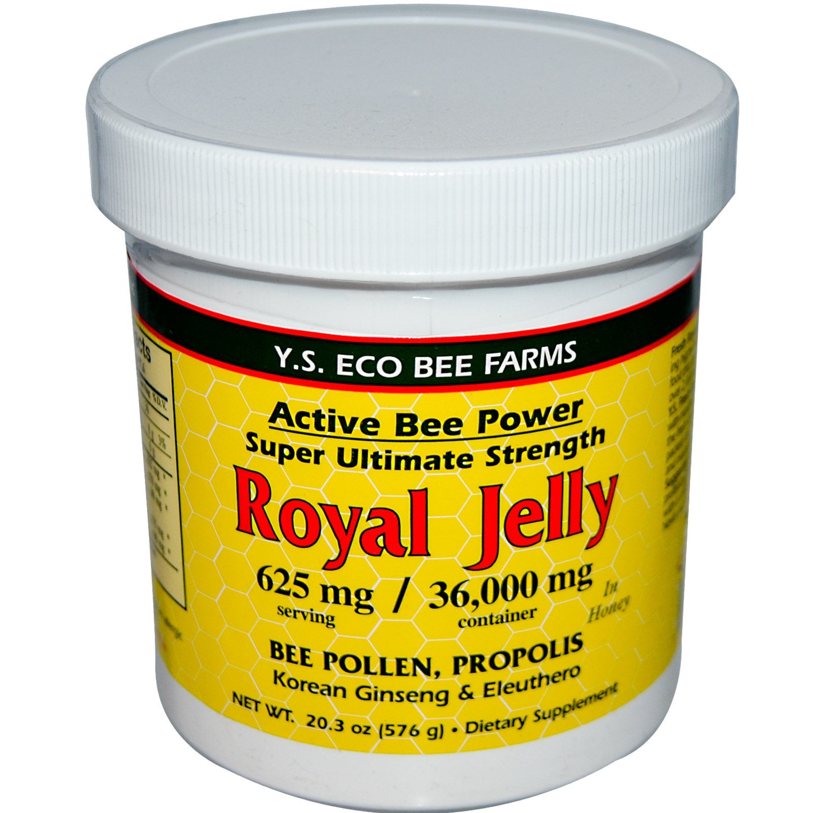 Y.S. Eco Bee Farms, Royal Jelly In Honey