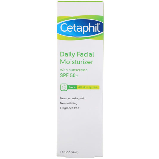 Cetaphil, Daily Facial Moisturizer, SPF 50+ (50 ml)