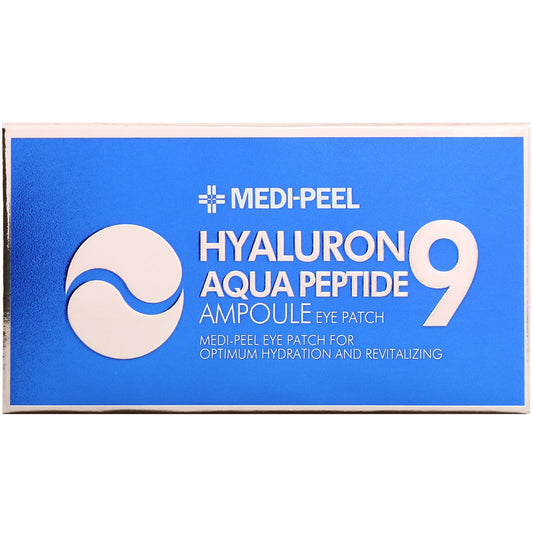 Medi-Peel, Hyaluron Peptide 9, Ampoule Eye Patch, Aqua