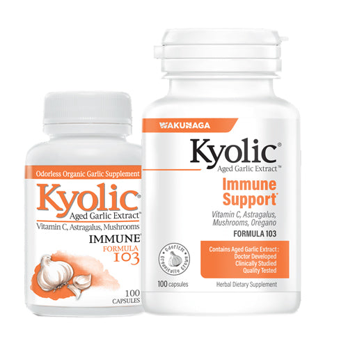 KYOLIC Aged Garlic Extract Immune formula 103 100 Caps By Kyolic