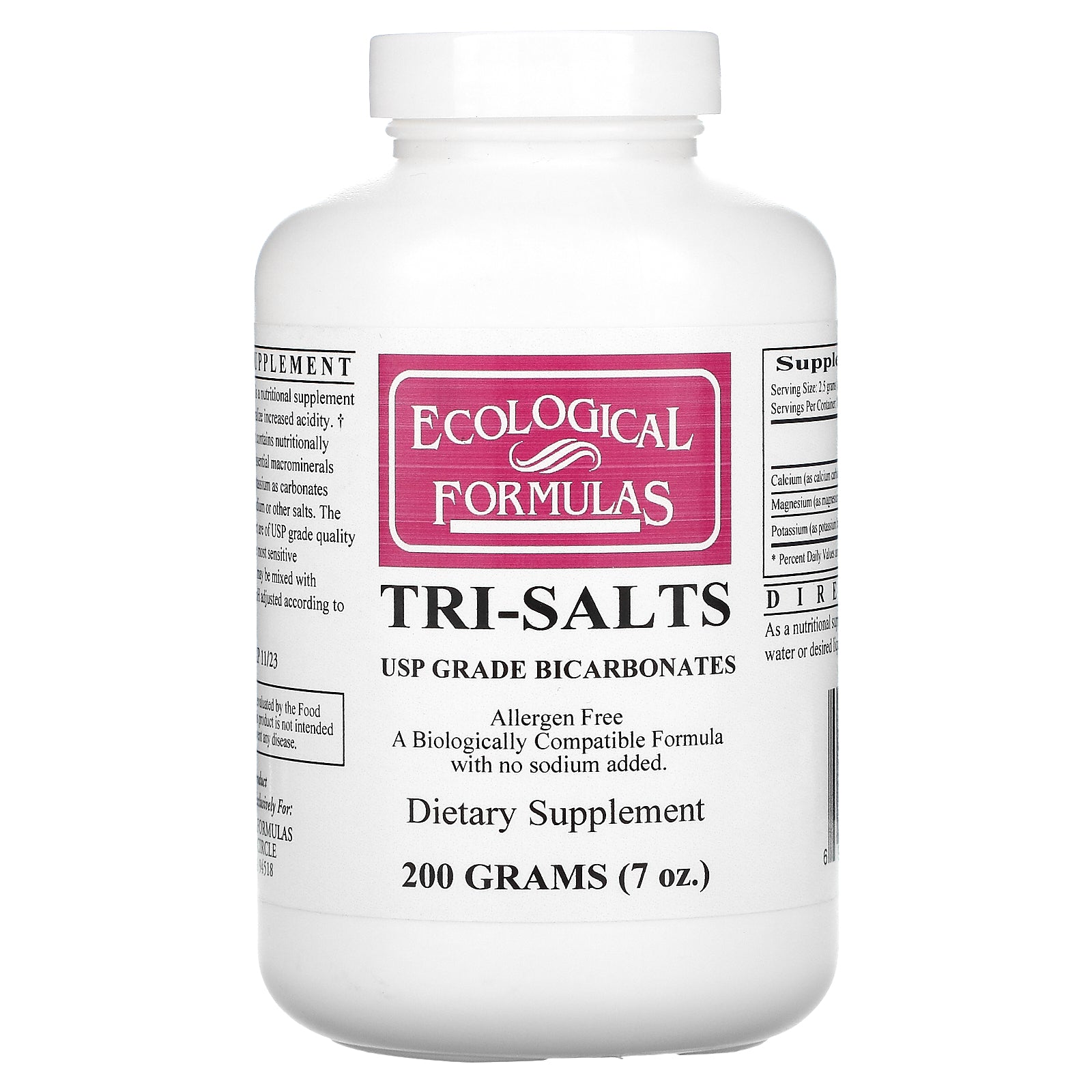 Cardiovascular Research, Tri-Salts (200 g)