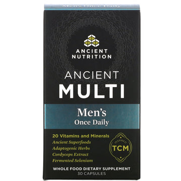 Dr. Axe / Ancient Nutrition, Ancient Multi, Men'S One Daily, Capsules