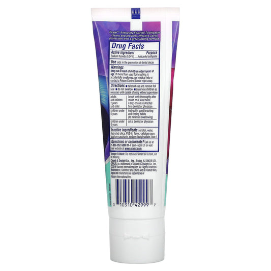 Orajel, Shimmer & Shine Anticavity Fluoride Toothpaste, Berry Divine (119 g)