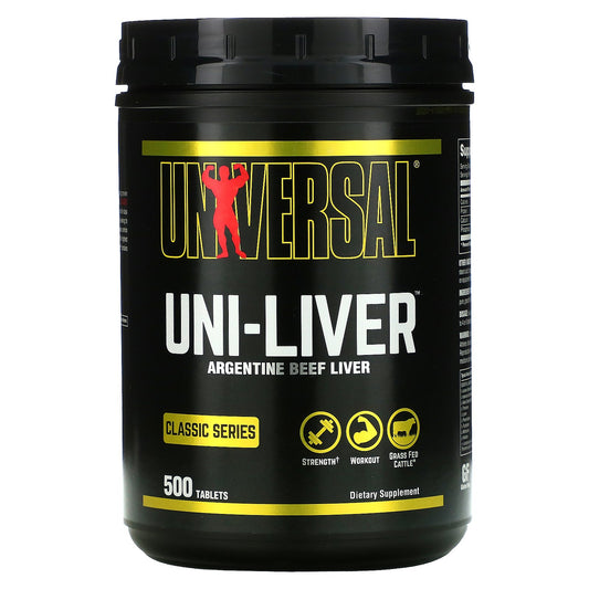 Universal Nutrition, Classic Series, Uni-Liver, Argentine Beef Liver Tablets