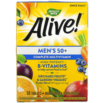 Nature'S Way, Alive! Men'S 50+ Complete Multivitamin, Tablets