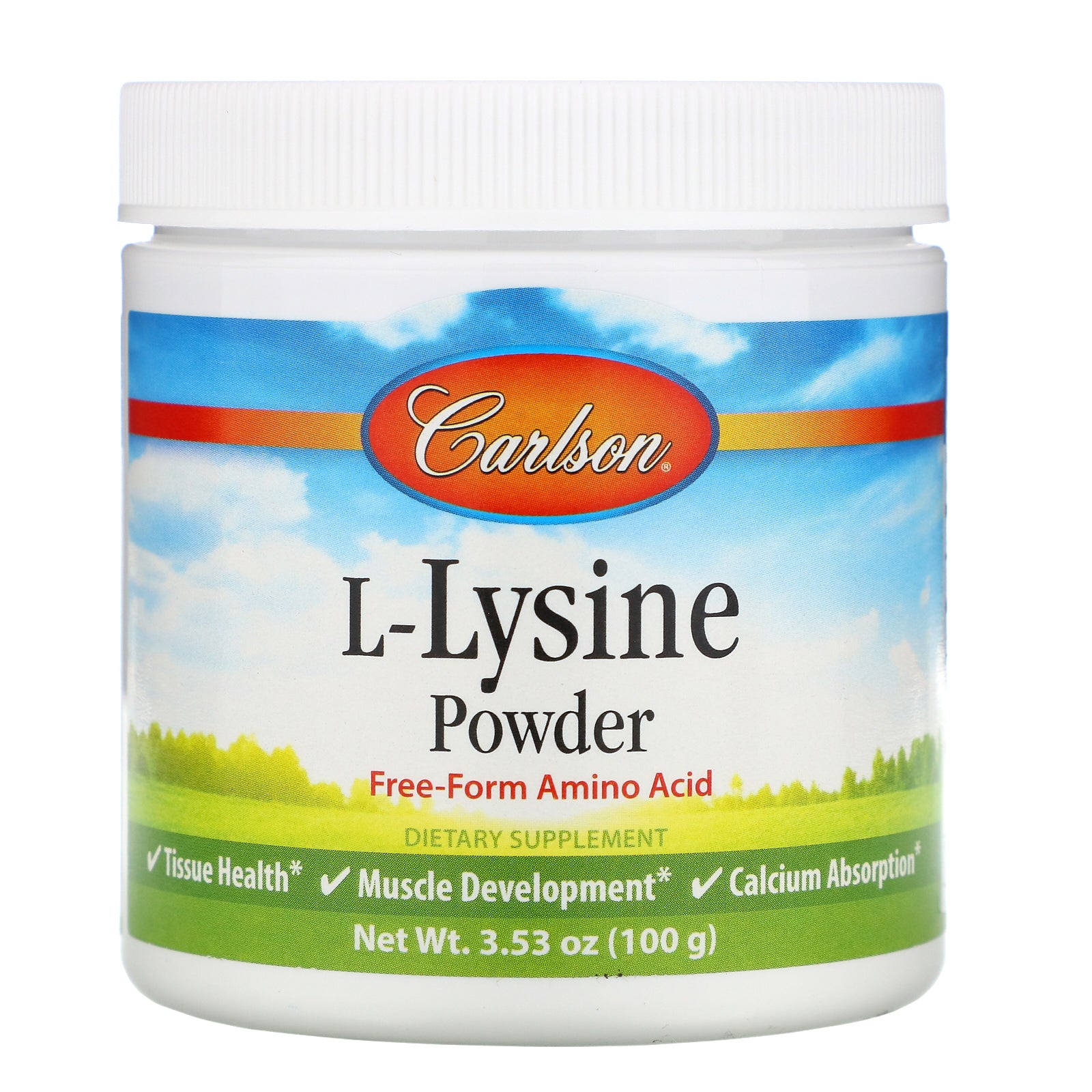 Carlson Labs, L-Lysine, Amino Acid Powder