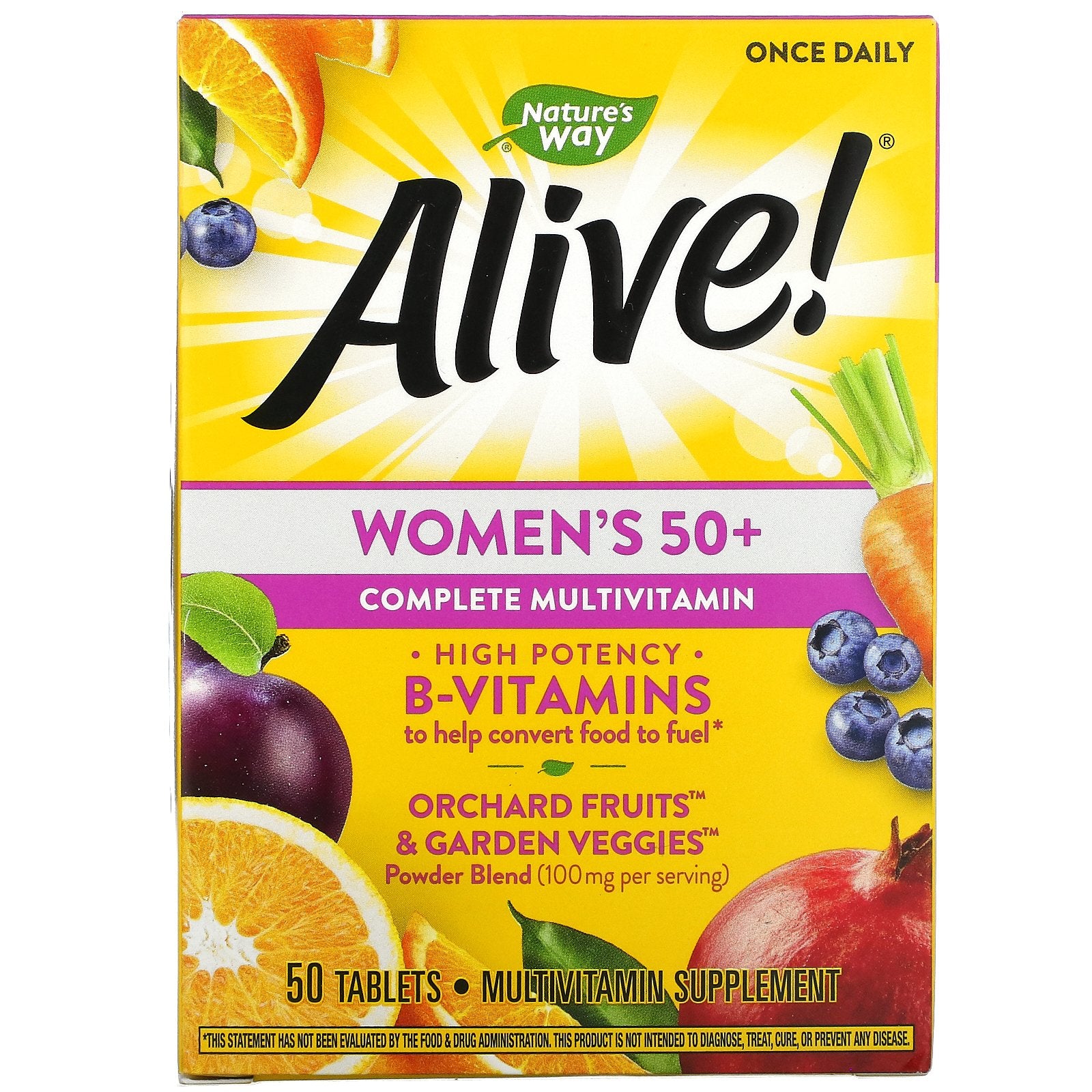 Nature'S Way, Alive! Women'S 50+ Complete Multivitamin,Tablets