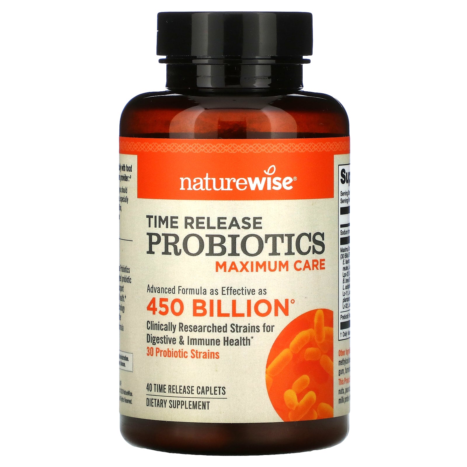 NatureWise, Time Release Probiotics, Maximum Care Time Release Caplets