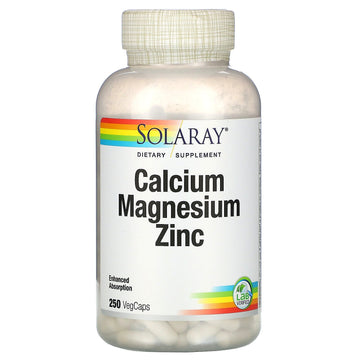 Solaray, Calcium Magnesium Zinc