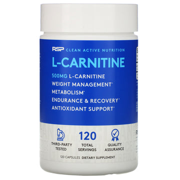 RSP Nutrition, L-Carnitine, Weight Management, 500 mg