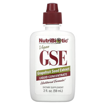 NutriBiotic, Vegan GSE Grapefruit Seed Extract, Liquid Concentrate