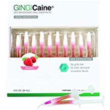 Prophy Magic Oral Anesthetic Gel in Syringe by GINGICaine, 1.2 Strawberry avored Oral Anesthetic Gel for Smooth Local Anesthetic Application