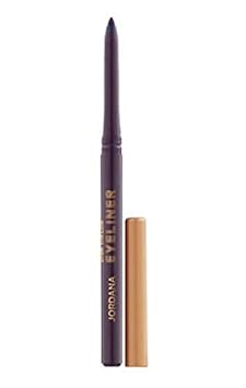 Jordana 3 Pack Eyeliner for Eyes - Draw The Line Eyeliner Pencil Eggplant - .012