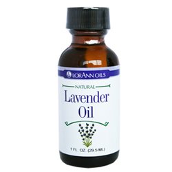 Lorann Hard Candy Flavoring Lavender Oil Flavor 1 Ounce : Sc