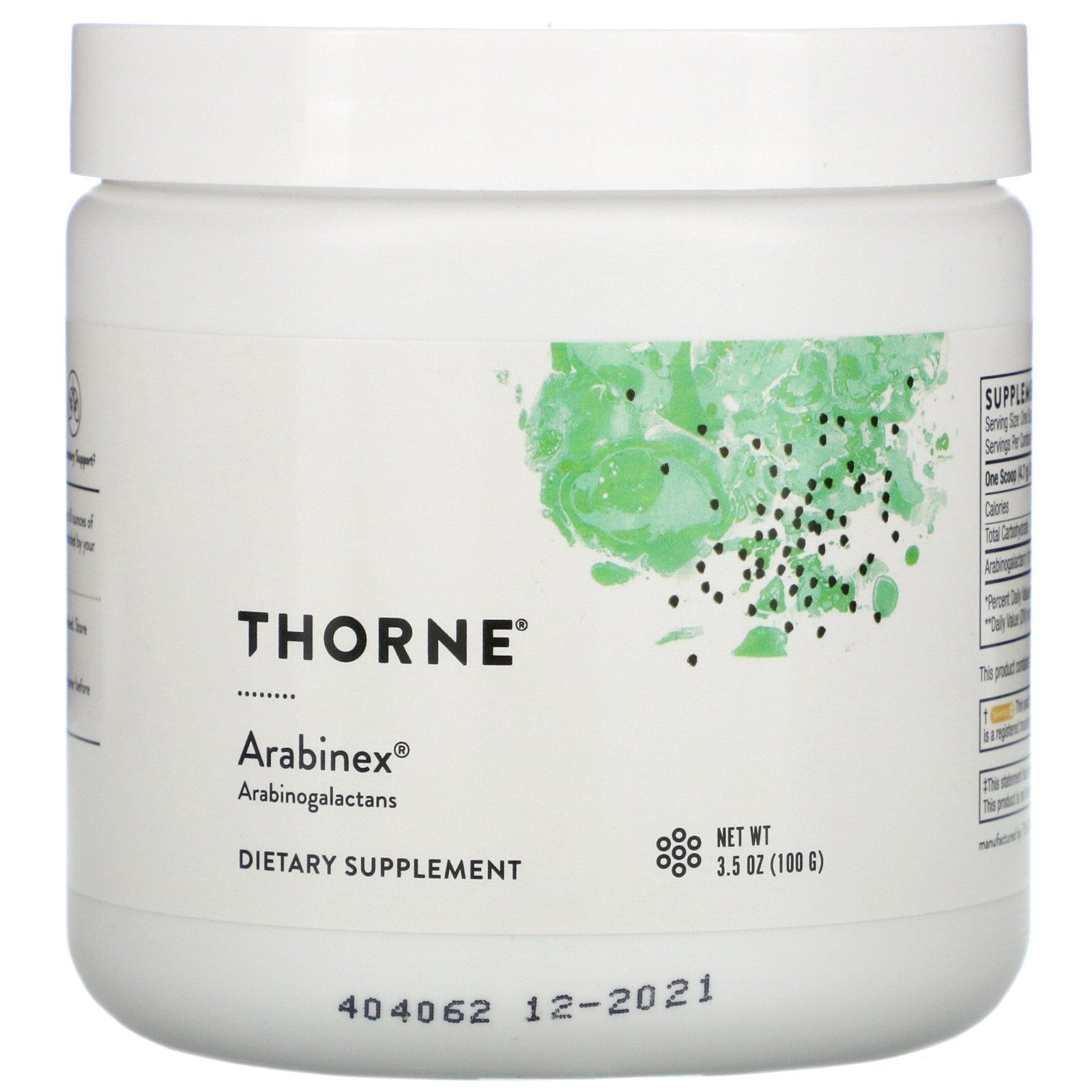 Thorne Research, Arabinex,  (100 g)