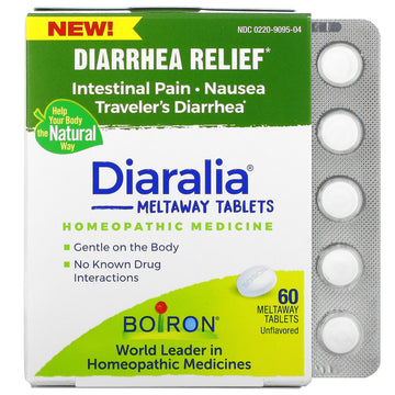 Boiron, Diaralia, Diarrhea Relief, Unflavored Meltaway Tablets