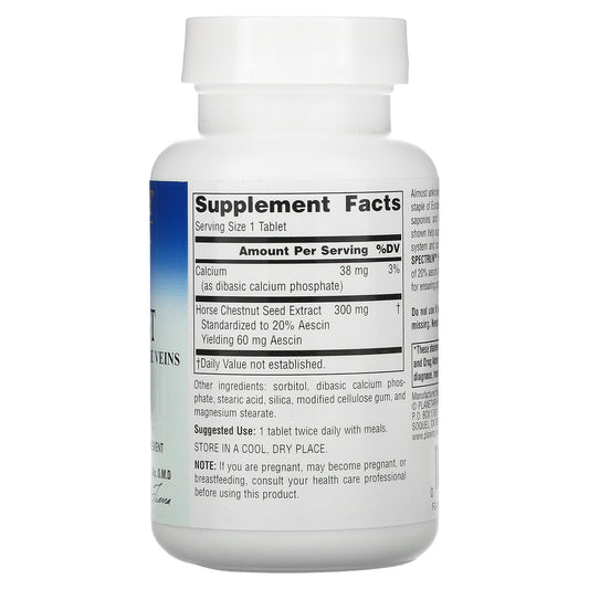 Planetary Herbals, Full Spectrum Horse Chestnut, 300 mg, Tablets