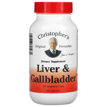 Christopher's Original Formulas, Liver & Gallbladder, 425 mg Vegetarian Caps