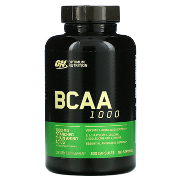 Optimum Nutrition, BCAA 1000, 500 mg