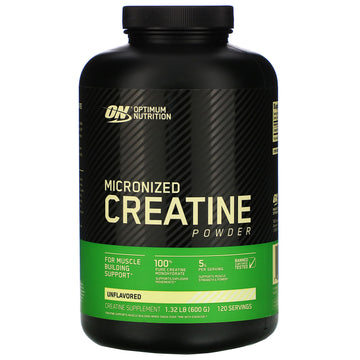 Optimum Nutrition, Micronized Creatine Powder, Unflavored (600 g)