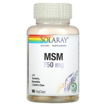 Solaray, MSM, 750 mg