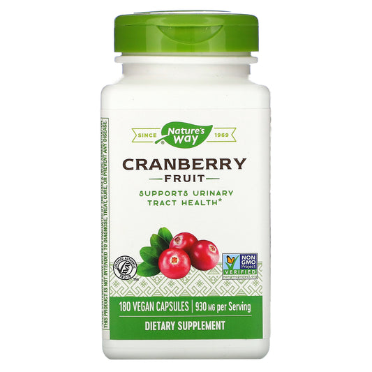 Nature's Way, Cranberry Fruit,  430 mg, 100 Vegan Capsules