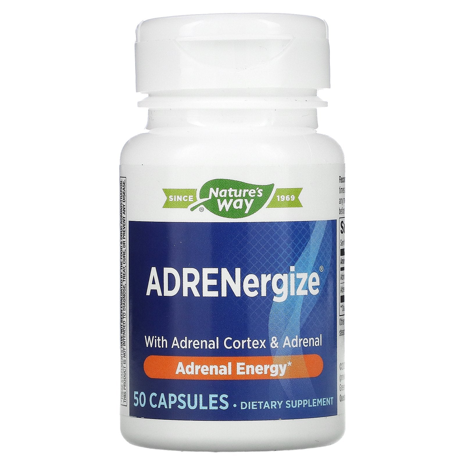 Enzymatic Therapy, ADRENergize, Adrenal Energy, Capsules