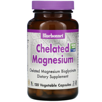 Bluebonnet Nutrition, Chelated Magnesium Vegetable Capsules