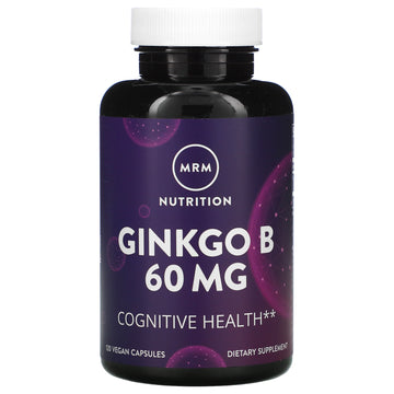 MRM, Ginkgo B, 60 mg, Vegan Capsules