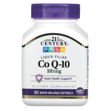 21St Century, Liquid Filled Coq-10, 100 Mg Rapid Release Softgels