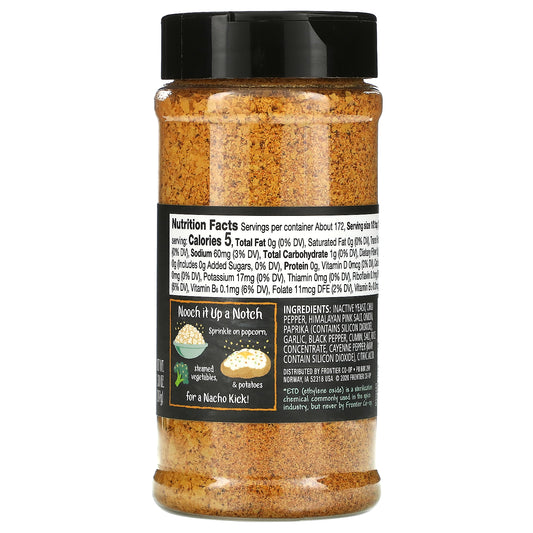 Frontier Co-op, Premium Nutritional Yeast, Nacho Spice (207 g)