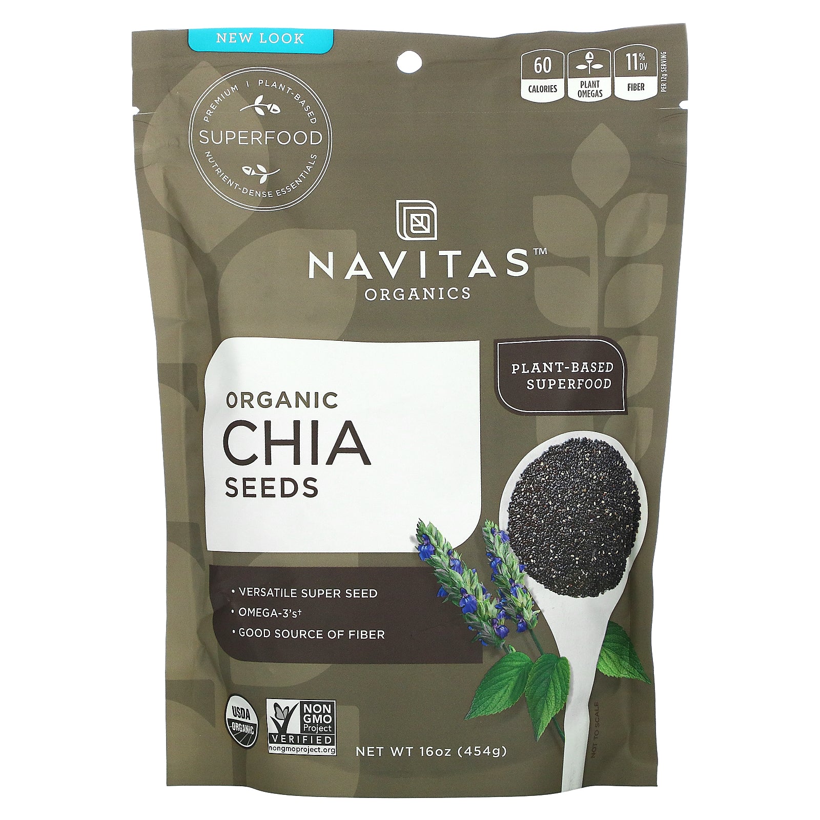 Navitas Organics, Organic Chia Seeds (454 g)