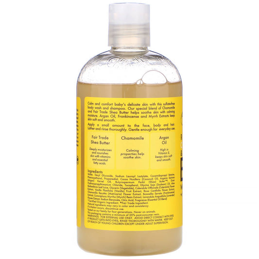 SheaMoisture, Baby Wash & Shampoo, With Frankincense & Myrrh (384 ml)