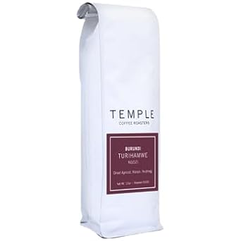 Temple Coffee "Burundi Turihamwe" Medium Roasted Whole Bean Coffee -  Bag