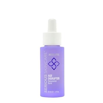 Serious Skincare Absolutes Age Disrupter Facial Treatment Serum with Resveratrol for Smooth & Radiant Skin - Grape Skin Stem Cells - Improve Elasticity - 1